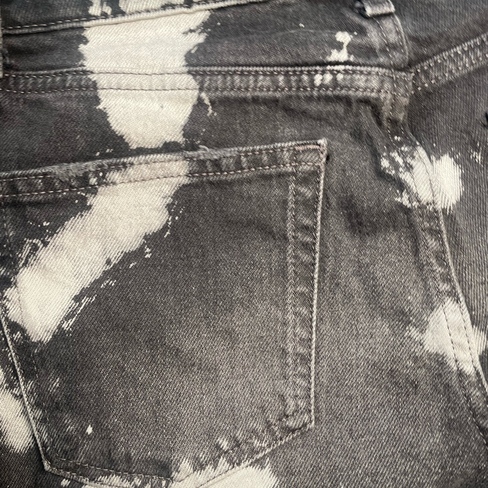 Zara Women’s Black “Paint Splatter” Jeans - Picture 5 of 9